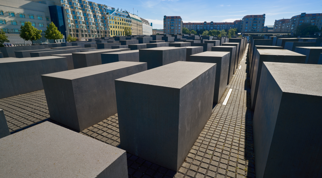 Foto des Holocaust-Mahnmals in Berlin